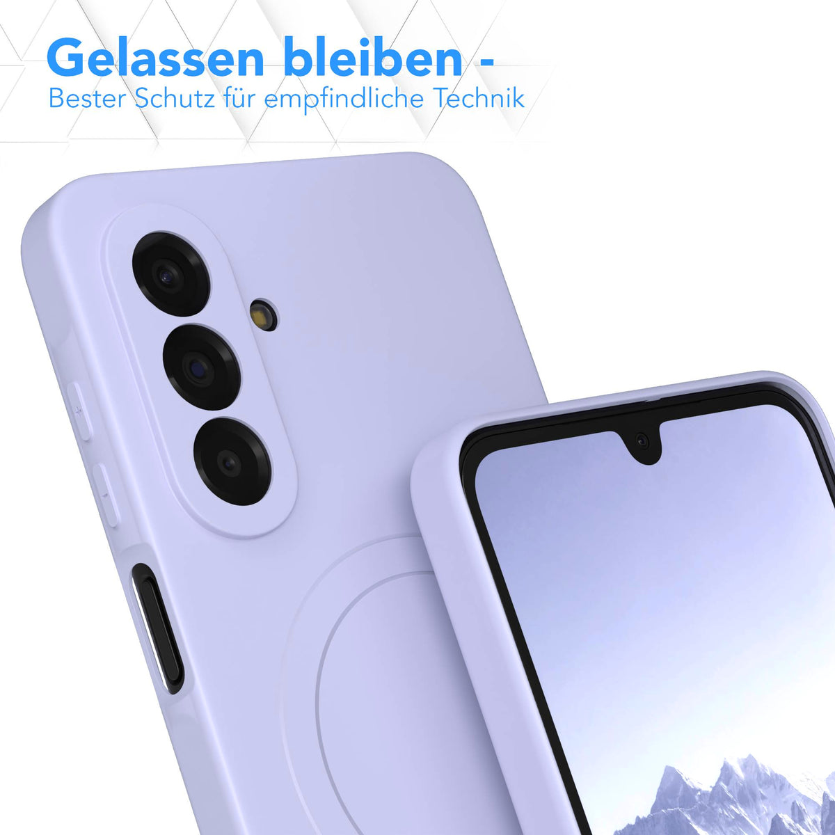Galaxy A18 Silikonhülle mit MagSafe