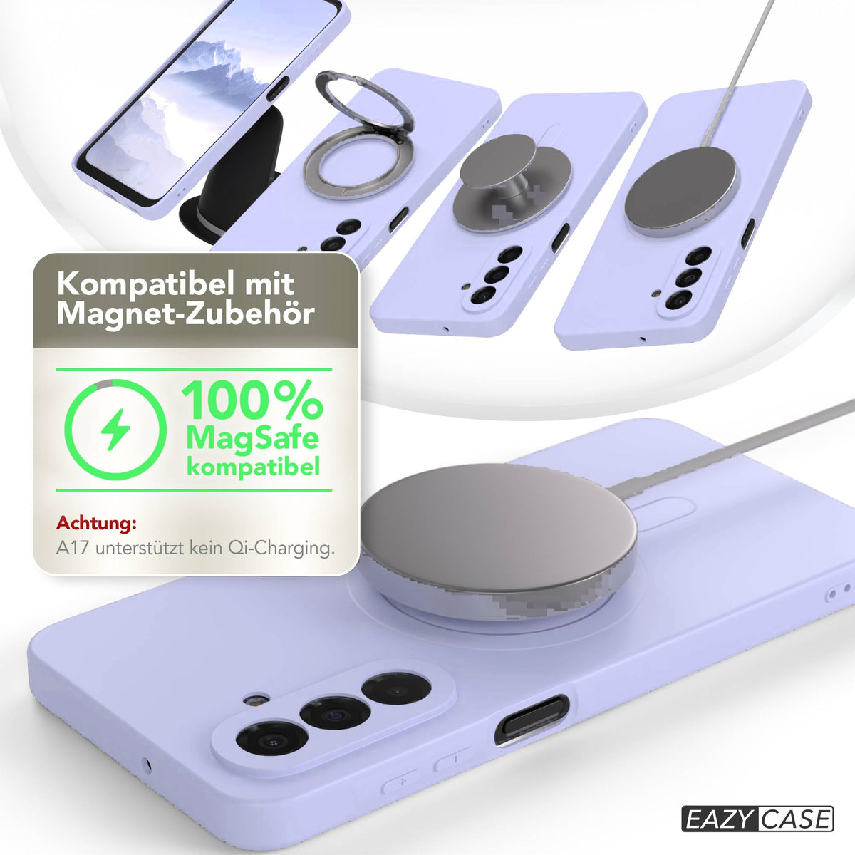 Galaxy A18 Silikonhülle mit MagSafe