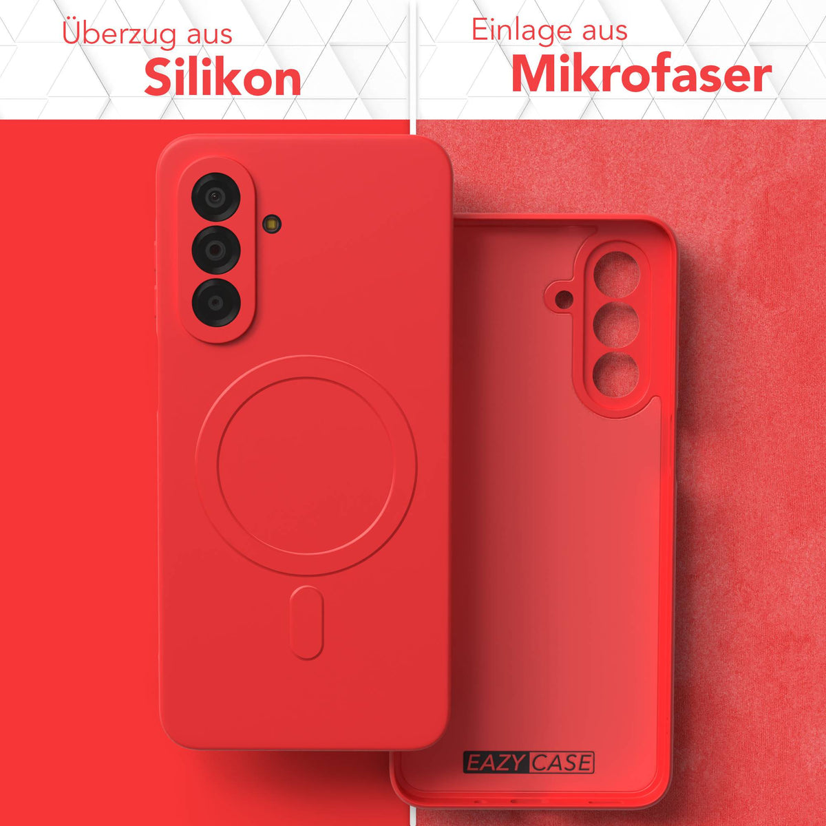 Galaxy A18 Silikonhülle mit MagSafe