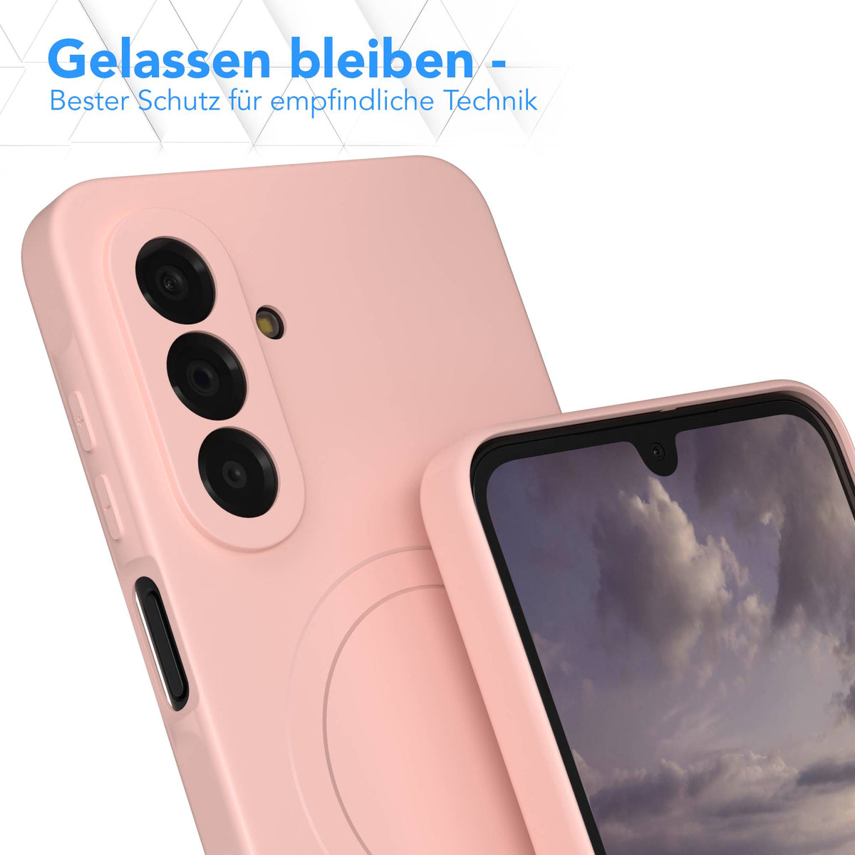 Galaxy A18 Silikonhülle mit MagSafe