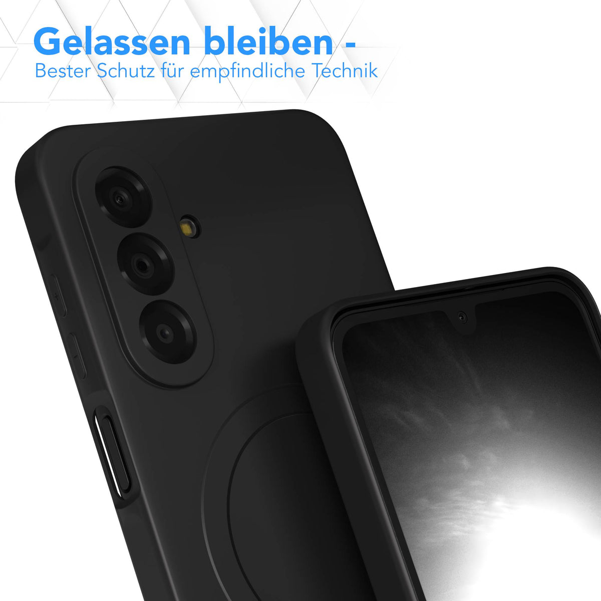 Galaxy A18 Silikonhülle mit MagSafe