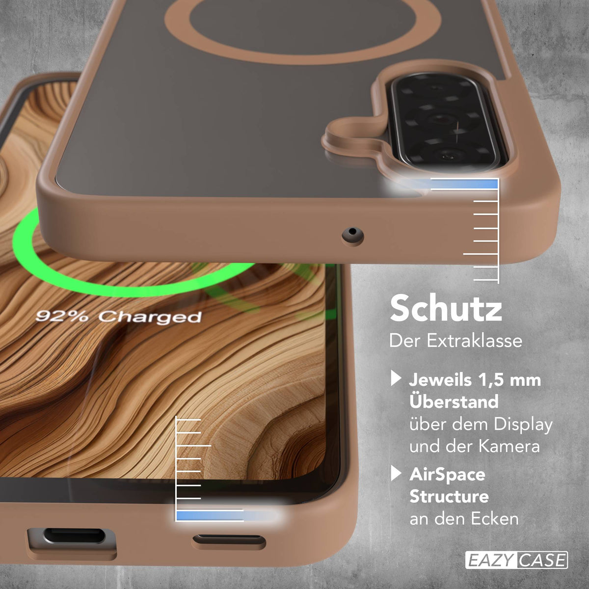 Galaxy A18 transparente Hülle mit MagSafe