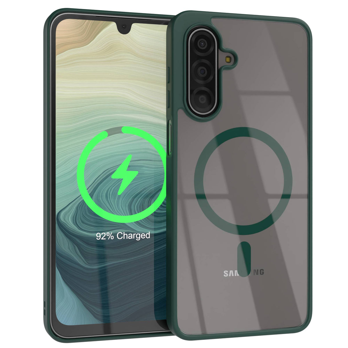 Galaxy A18 transparente Hülle mit MagSafe