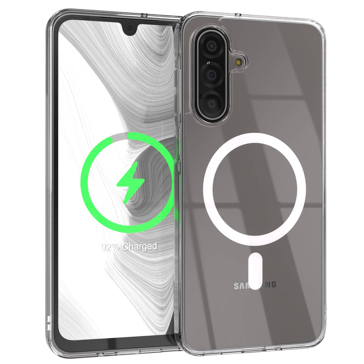 Galaxy A18 transparente Hülle mit MagSafe