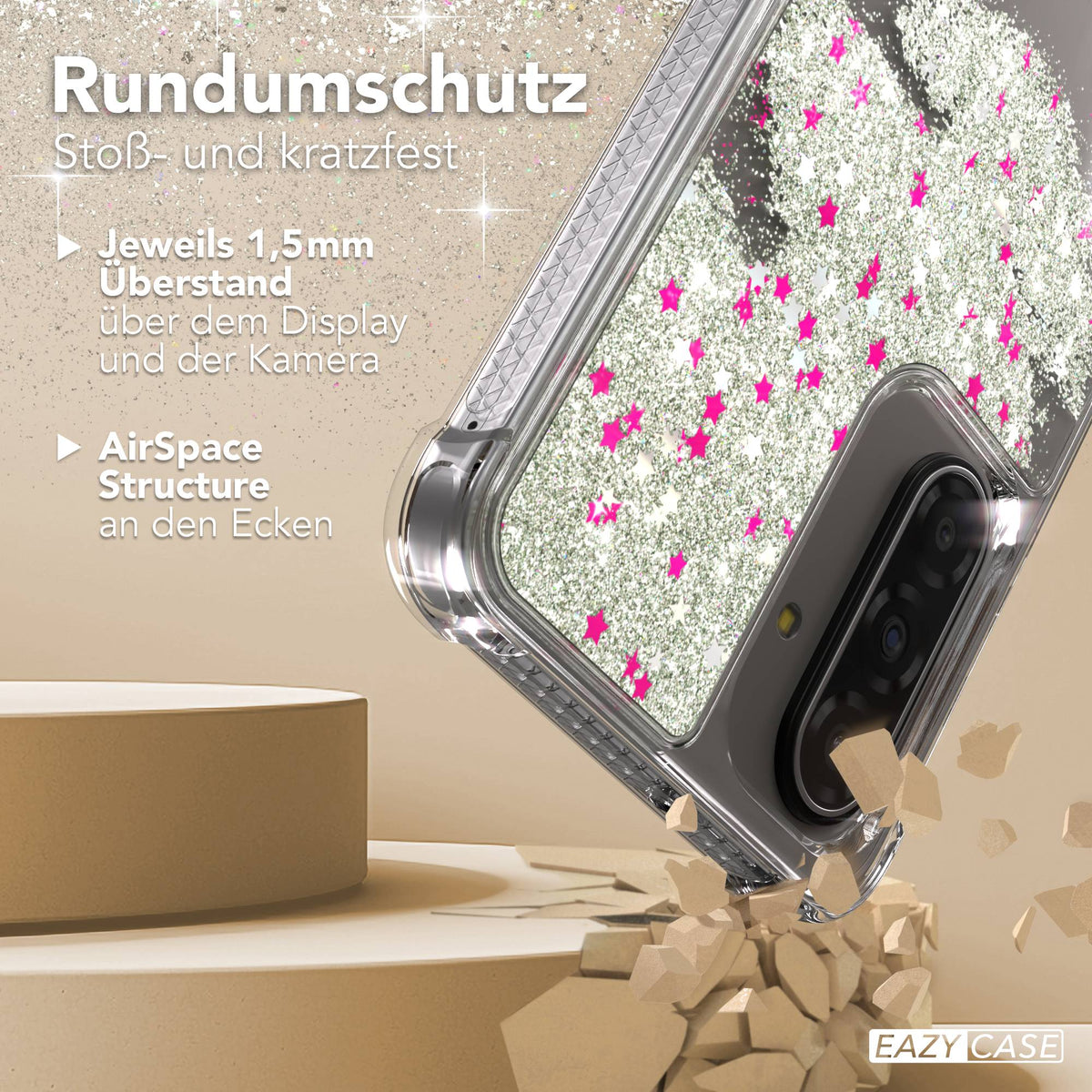 Galaxy A18 Glitzerhülle