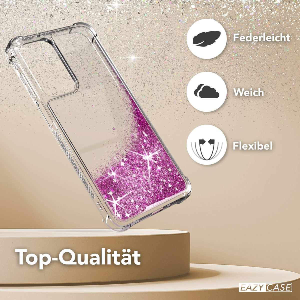 Galaxy A18 Glitzerhülle