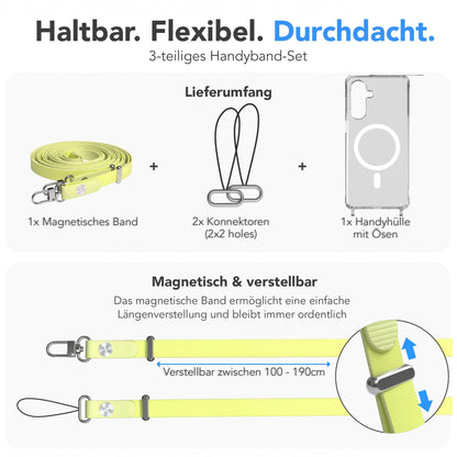 Galaxy A18 Hülle + magnetisches Band