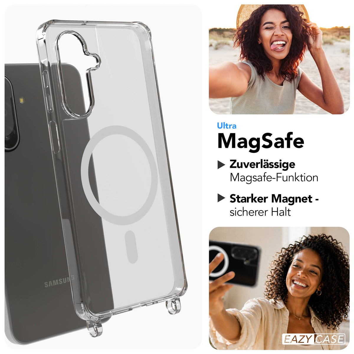 Galaxy A18 Hülle + magnetisches Band