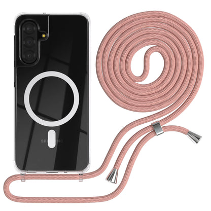Galaxy A18 transparente Hülle + Kordel mit MagSafe