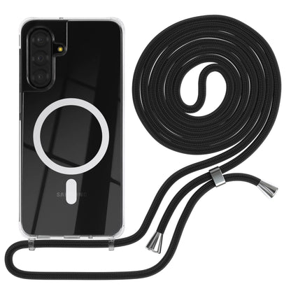 Galaxy A18 transparente Hülle + Kordel mit MagSafe