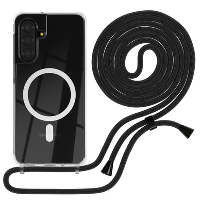 Galaxy A18 transparente Hülle + Kordel mit MagSafe