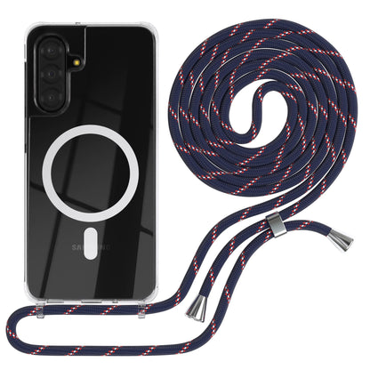 Galaxy A18 transparente Hülle + Kordel mit MagSafe