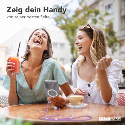 Galaxy A18 transparente Hülle + Kordel mit MagSafe