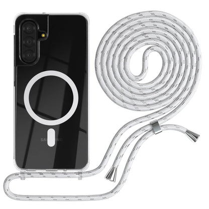 Galaxy A18 transparente Hülle + Kordel mit MagSafe