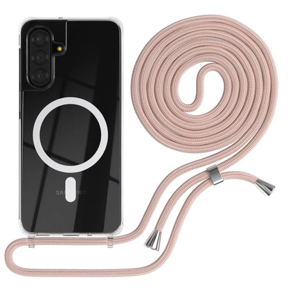 Galaxy A18 transparente Hülle + Kordel mit MagSafe