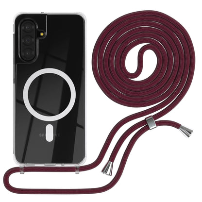Galaxy A18 transparente Hülle + Kordel mit MagSafe