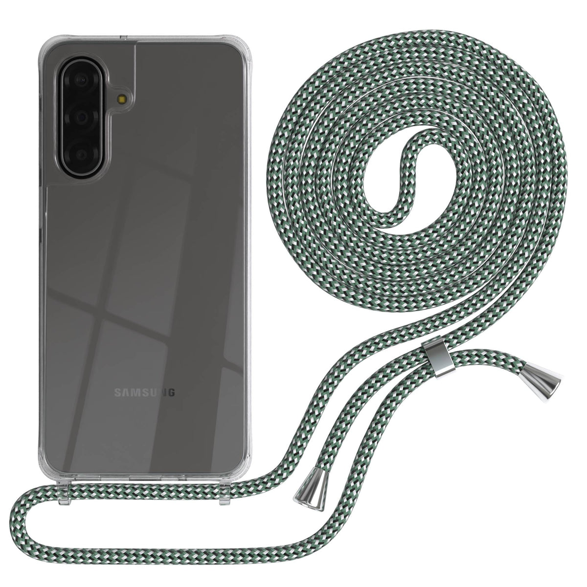 Galaxy A18 transparente Hülle + Kordel
