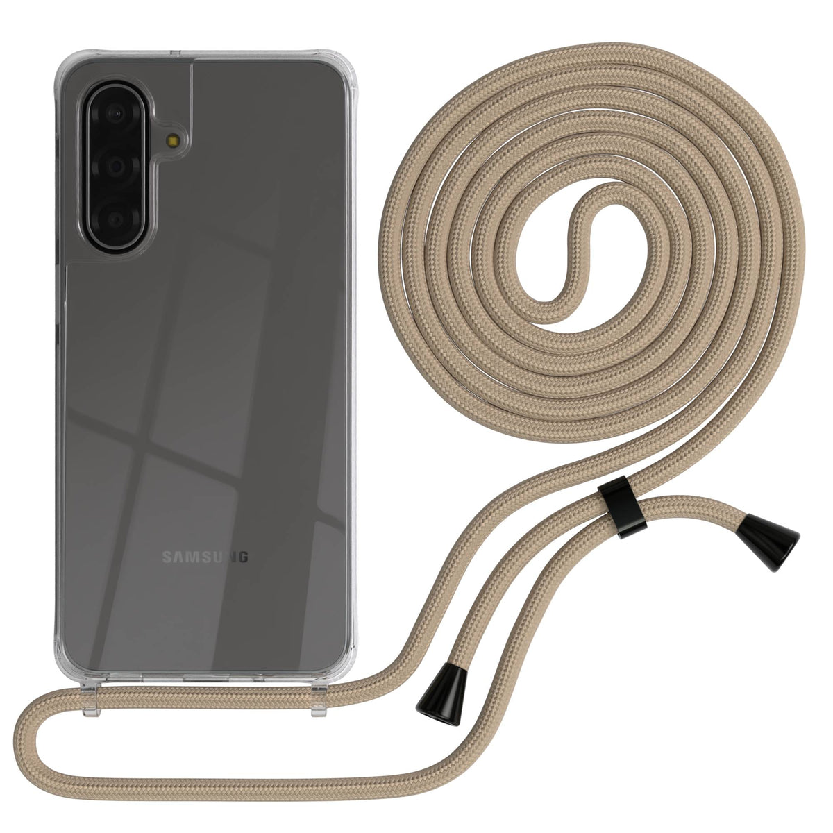 Galaxy A18 transparente Hülle + Kordel