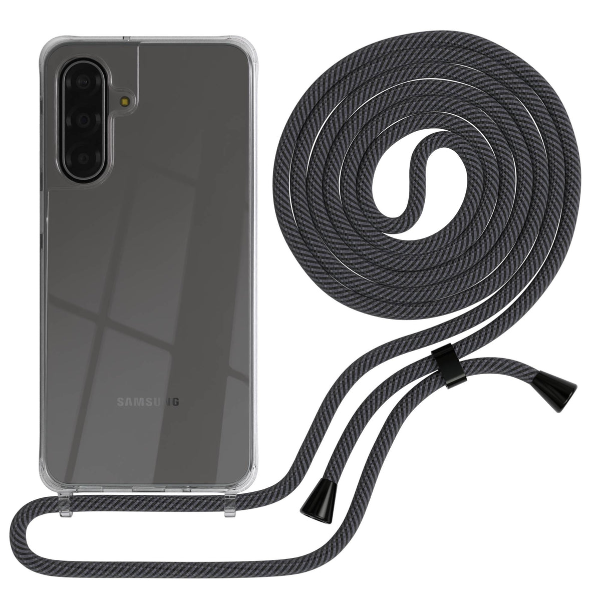 Galaxy A18 transparente Hülle + Kordel