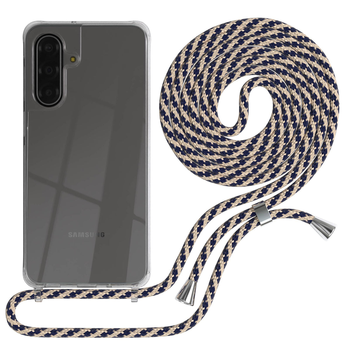 Galaxy A18 transparente Hülle + Kordel