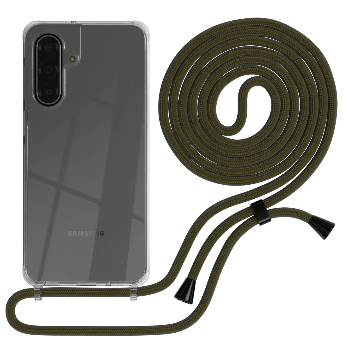Galaxy A18 transparente Hülle + Kordel