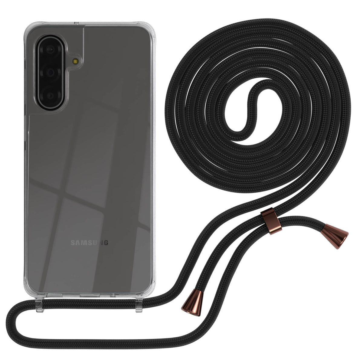 Galaxy A18 transparente Hülle + Kordel