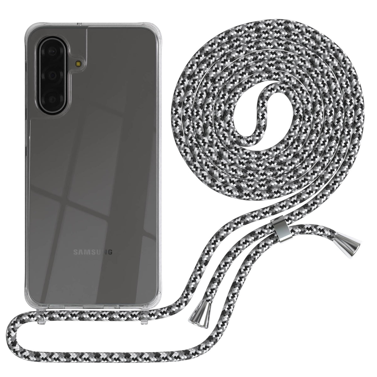 Galaxy A18 transparente Hülle + Kordel