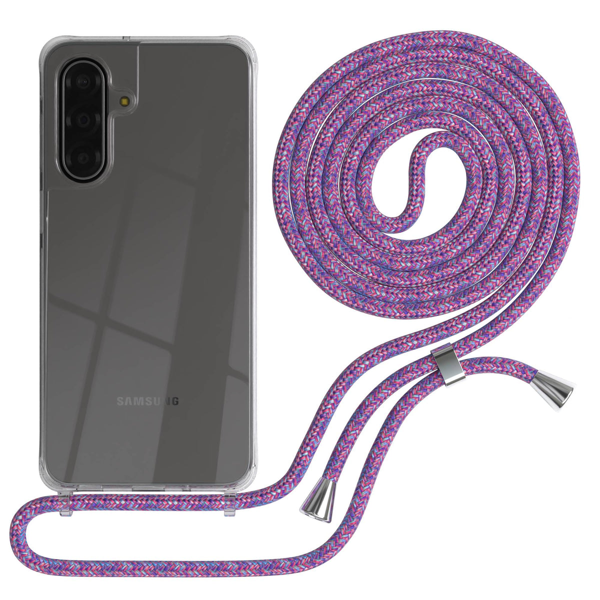 Galaxy A18 transparente Hülle + Kordel