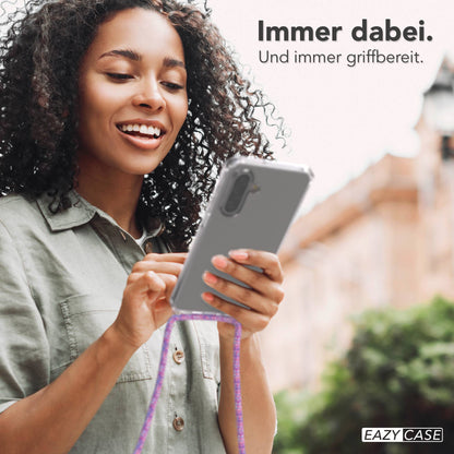 Galaxy A18 transparente Hülle + Kordel