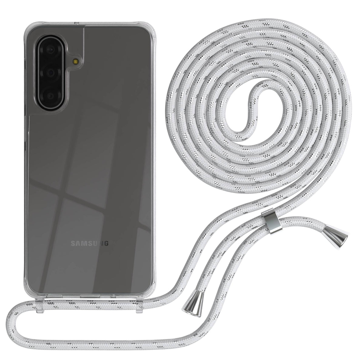 Galaxy A18 transparente Hülle + Kordel