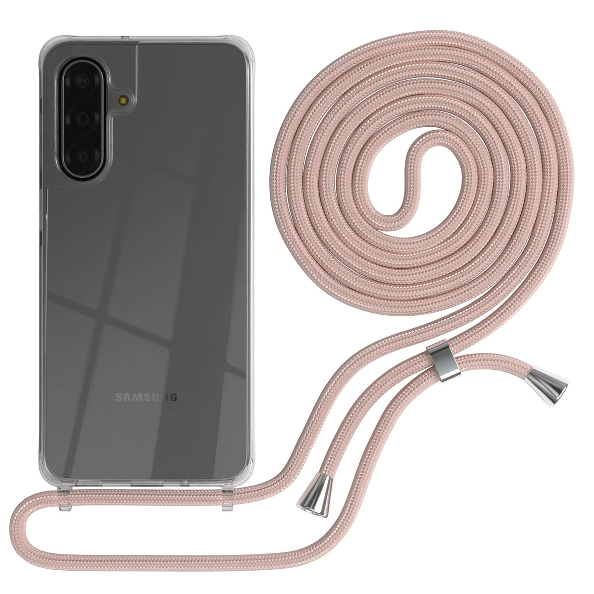 Galaxy A18 transparente Hülle + Kordel