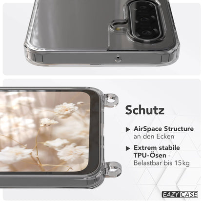 Galaxy A18 transparente Hülle + Kordel
