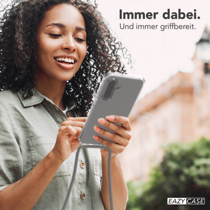 Galaxy A18 transparente Hülle + Kordel