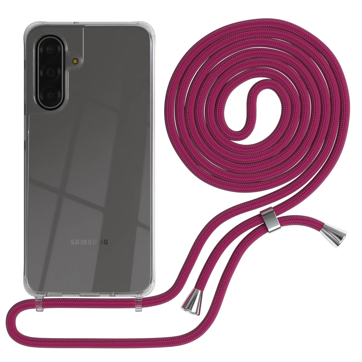 Galaxy A18 transparente Hülle + Kordel