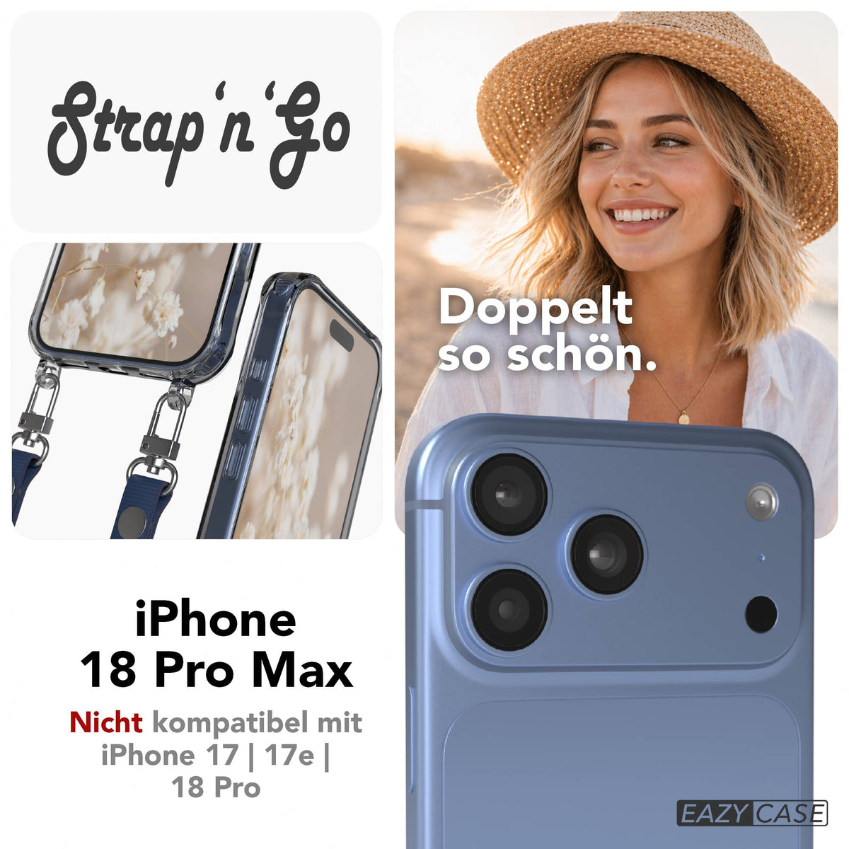 iPhone 18 Pro Max Hülle + magnetisches Band