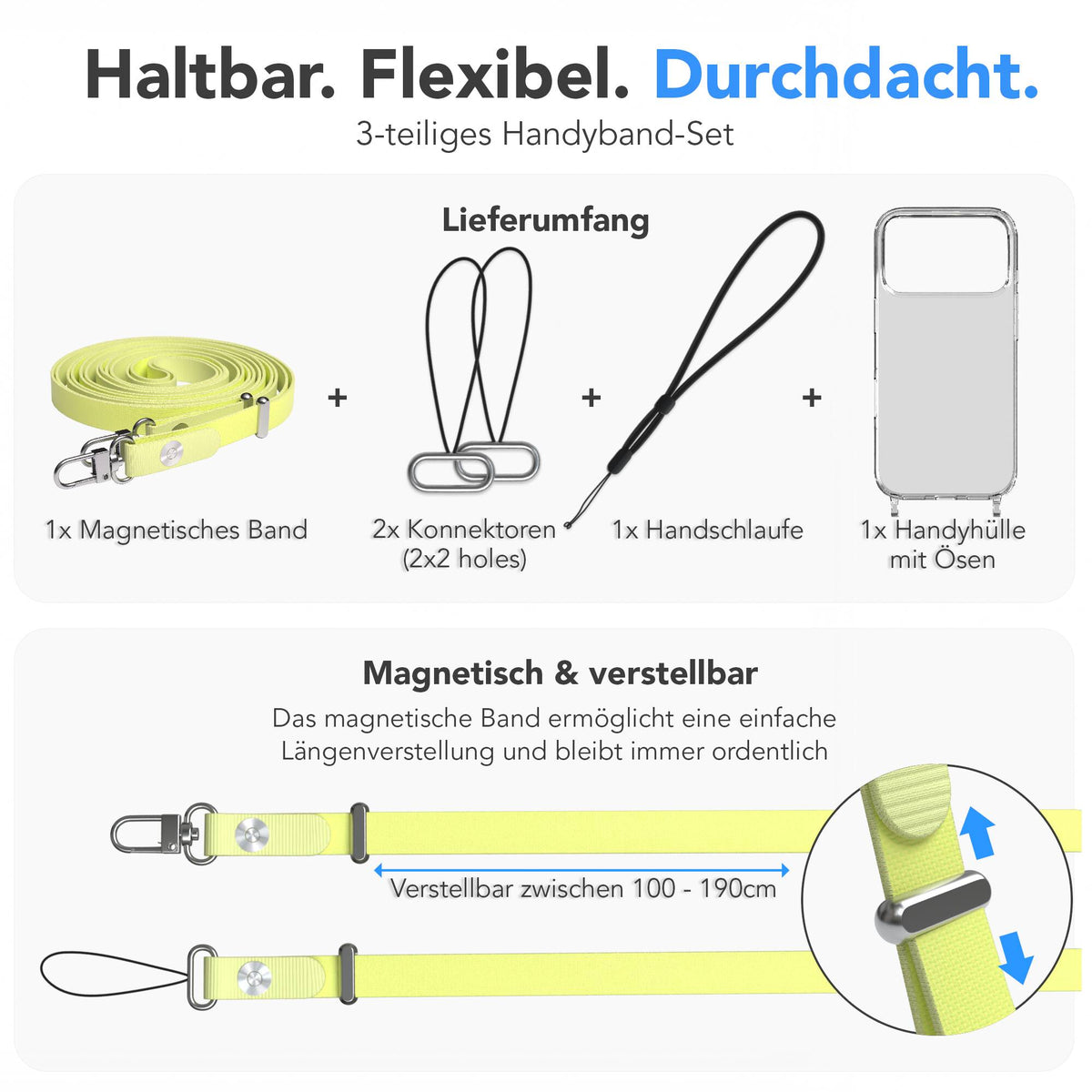 iPhone 18 Pro Hülle + magnetisches Band