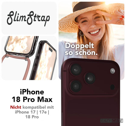 iPhone 18 Pro Max transparente Hülle + Kordel mit MagSafe
