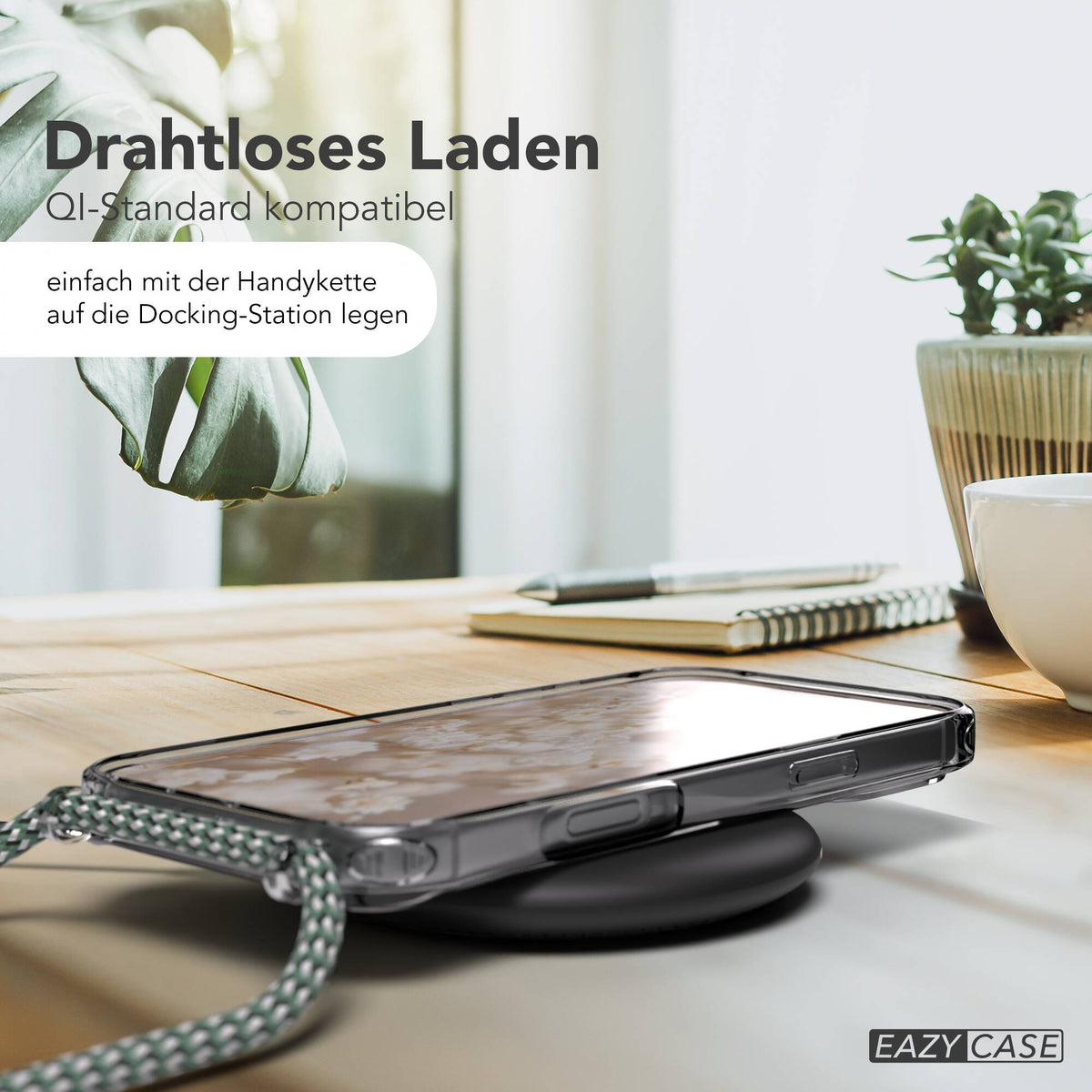 iPhone 18 Pro Max transparente Hülle + Kordel mit MagSafe