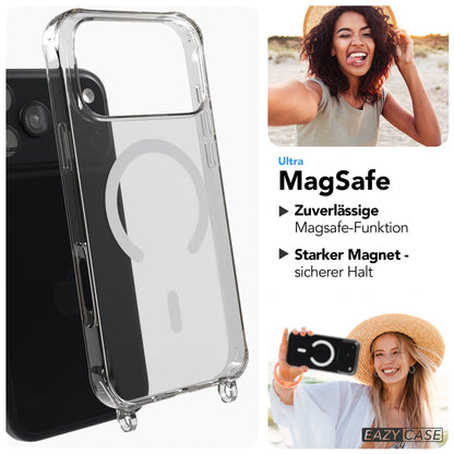 iPhone 18 Pro Max transparente Hülle + Kordel mit MagSafe
