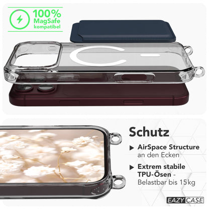 iPhone 18 Pro Max transparente Hülle + Kordel mit MagSafe