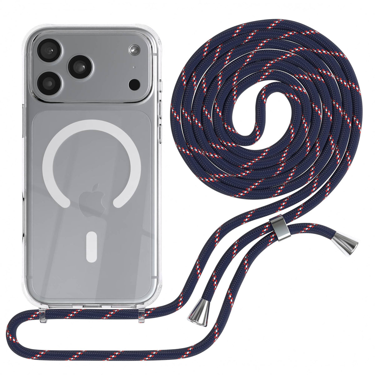 iPhone 18 Pro Max transparente Hülle + Kordel mit MagSafe