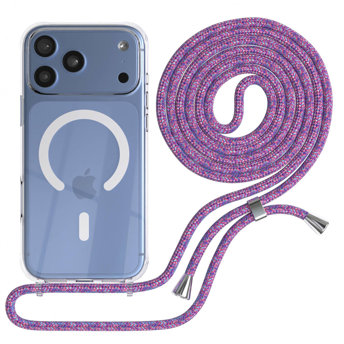 iPhone 18 Pro Max transparente Hülle + Kordel mit MagSafe
