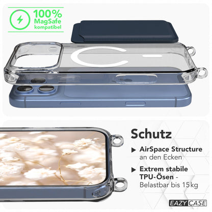 iPhone 18 Pro Max transparente Hülle + Kordel mit MagSafe