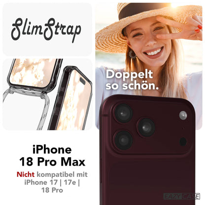 iPhone 18 Pro Max transparente Hülle + Kordel mit MagSafe