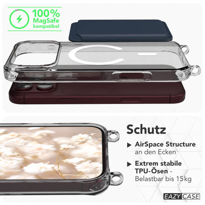 iPhone 18 Pro Max transparente Hülle + Kordel mit MagSafe