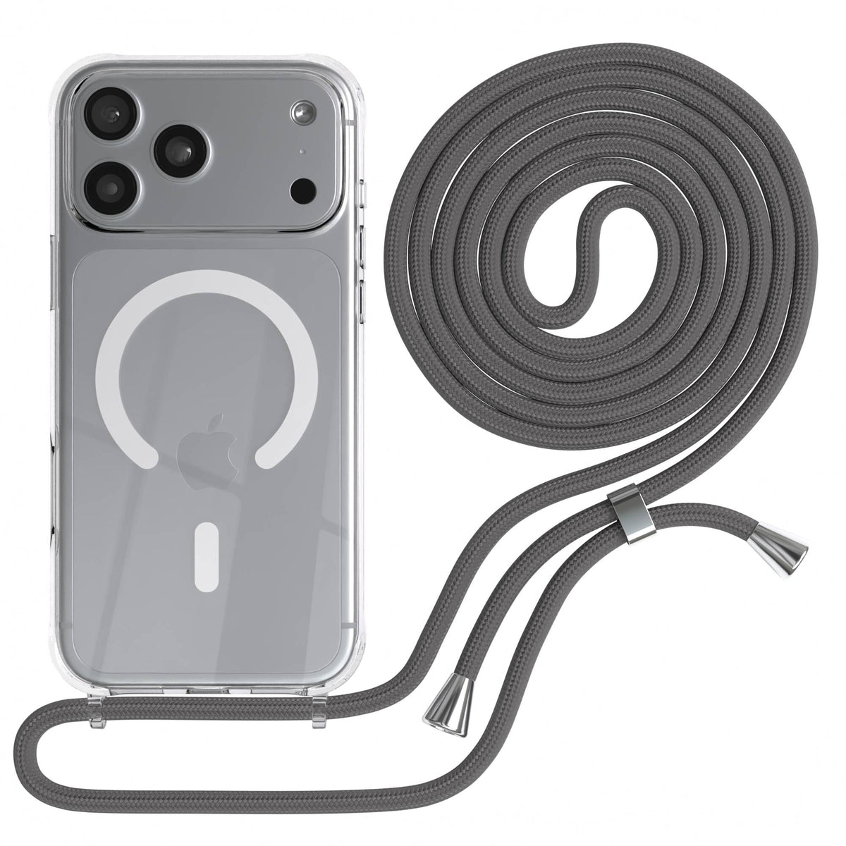 iPhone 18 Pro Max transparente Hülle + Kordel mit MagSafe
