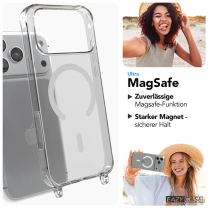 iPhone 18 Pro Max transparente Hülle + Kordel mit MagSafe
