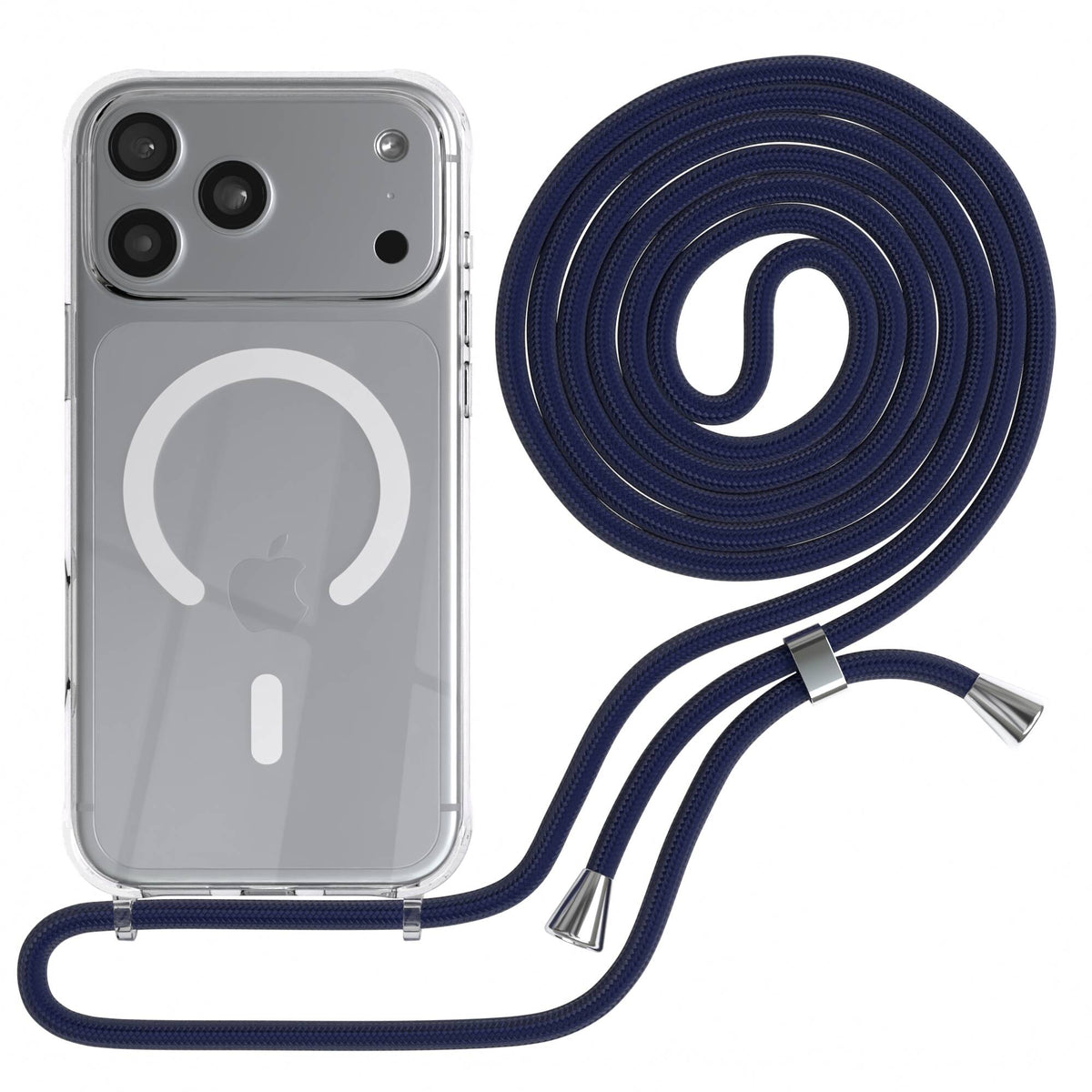 iPhone 18 Pro Max transparente Hülle + Kordel mit MagSafe
