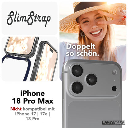 iPhone 18 Pro Max transparente Hülle + Kordel mit MagSafe
