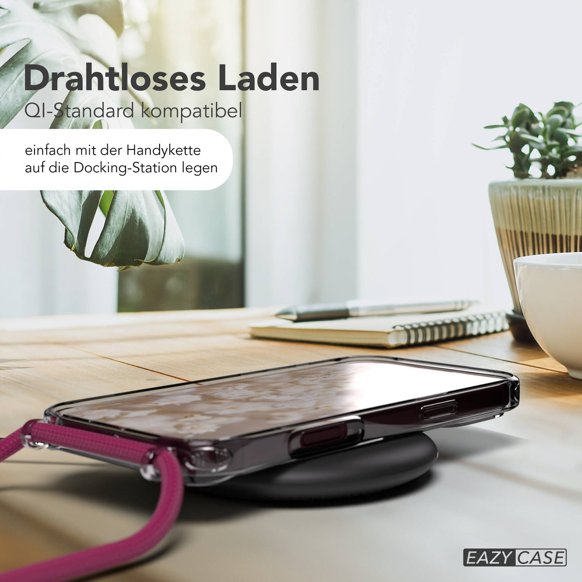 iPhone 18 Pro Max transparente Hülle + Kordel mit MagSafe